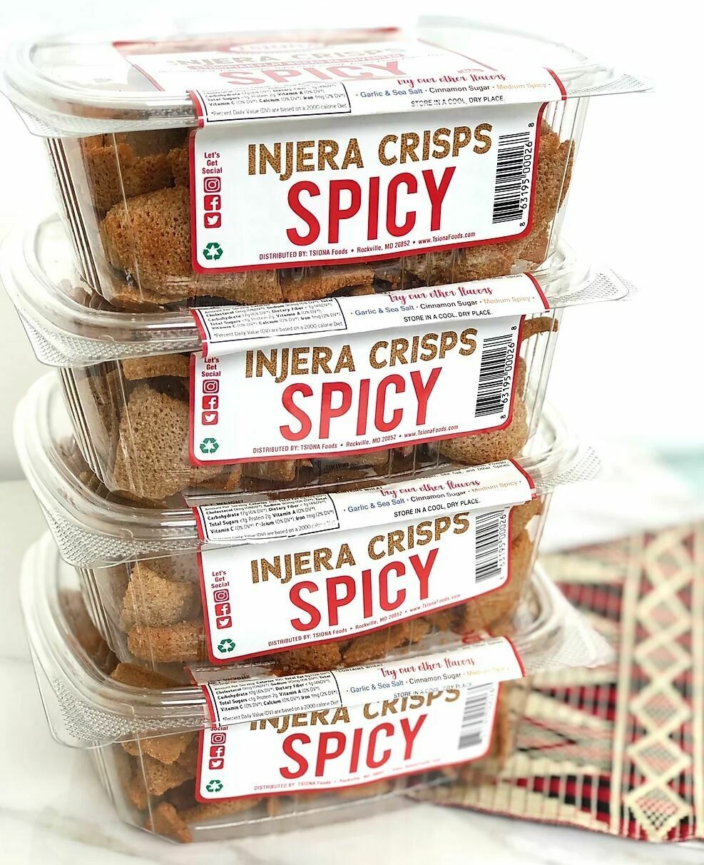 Injera Crisps (4 Packs)
