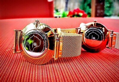 የወንዶች የግዕዝ ቁጥር ያለው ሰዓት Ethiopian Gentleman's Stainless steel Japan Quartz watch