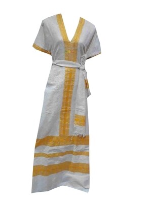 ረዘም ያለ የሀበሻ ቀሚስ  Ethiopian Traditional Long Dress