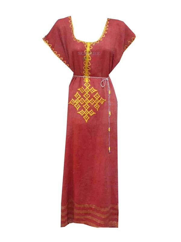 ረዘም ያለ የሀበሻ ቀሚስ  Ethiopian Traditional Long Dress