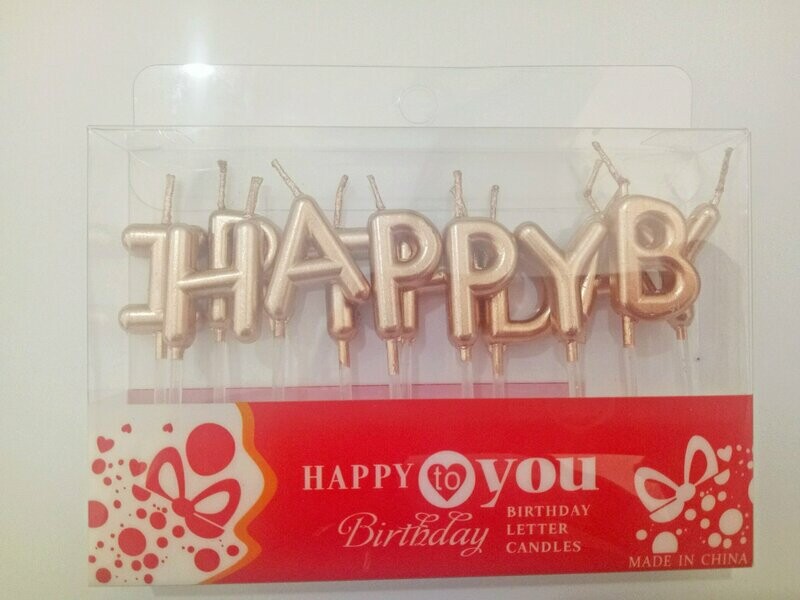 የልደት የቁጥር ሻማዎች Birthday Letter Candles (Ethiopia Only)
