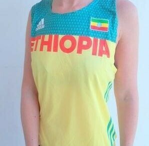 የኢትዮጵያ ባንዲራ ያለበት አላባሽ  Ethiopian Flag T-shirt