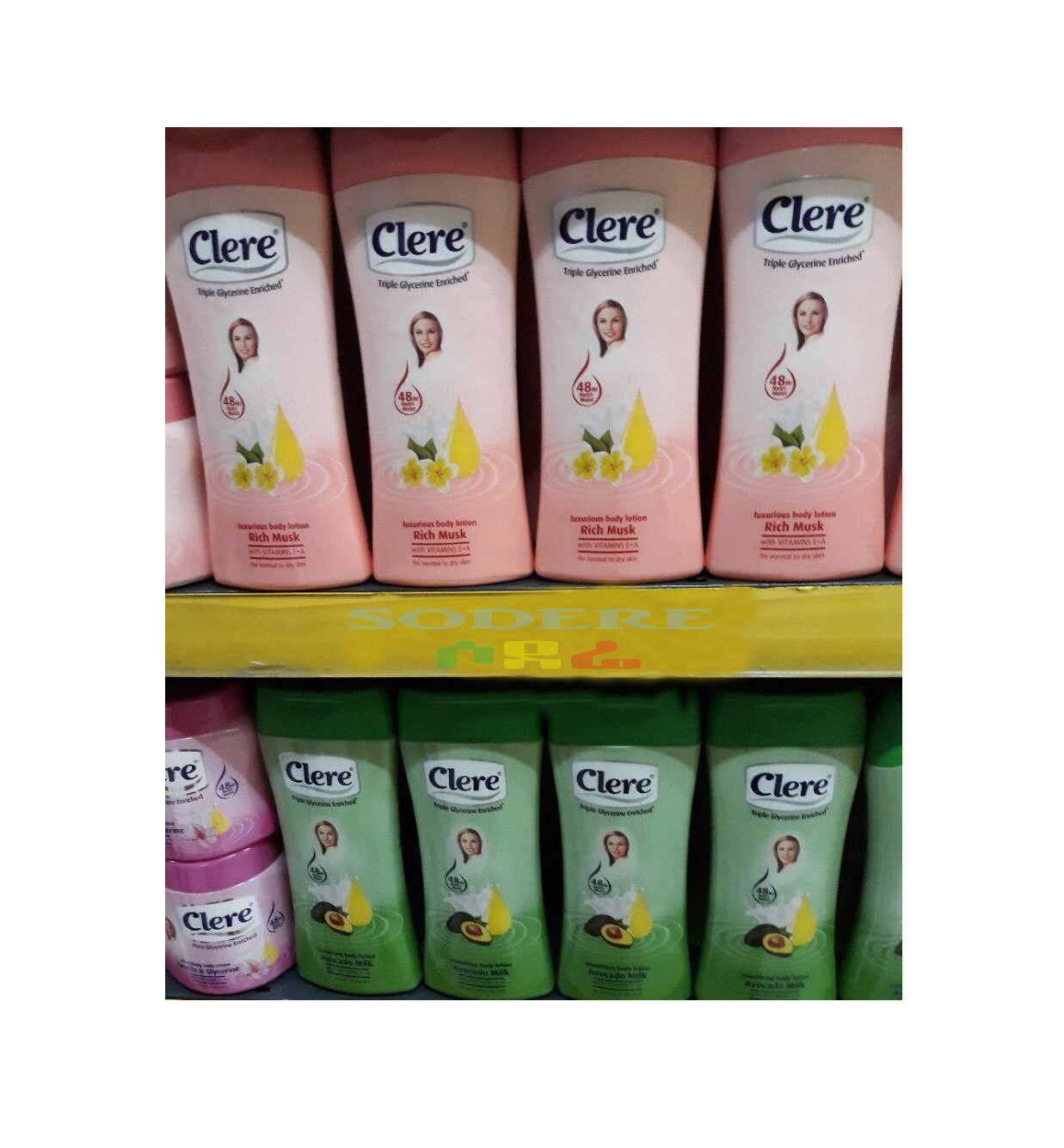 clere body lotion የገላ ቅባት