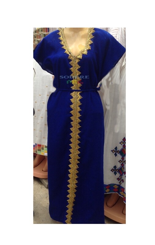 ረዘም ያለ የሀበሻ ቀሚስ  Ethiopian Traditional Long Dress