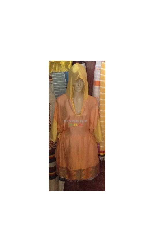 አጭር የሀበሻ ቀሚስ  Ethiopian Traditional Long Dress
