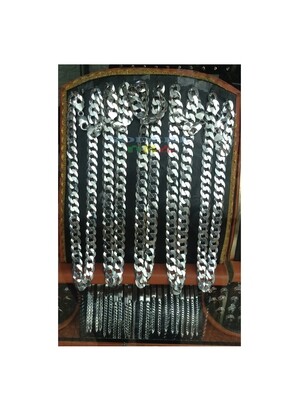 የወንድ የአንገት ሃብል ( Silver )