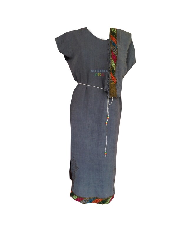 ረዘም ያለ የሀበሻ ቀሚስ  Ethiopian Traditional Long Dress