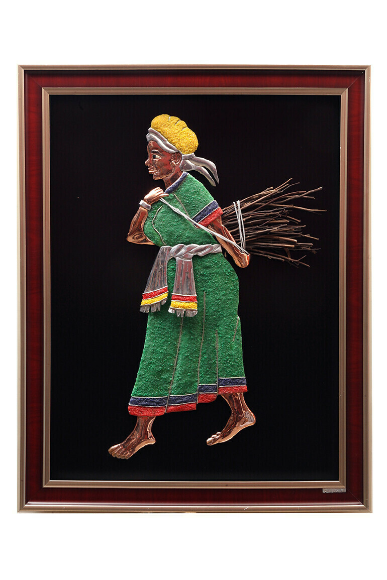 Ethiopian Women Returning Home Collecting firewood.