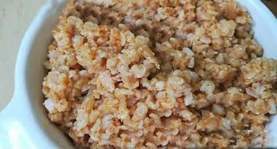 አጃ በወተትና በተልባ (Oats With Milk And Telba) Kategna Restaurant
