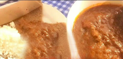 ቀይ ወጥ በአይብ (Lamb Stew With Ayeb)
