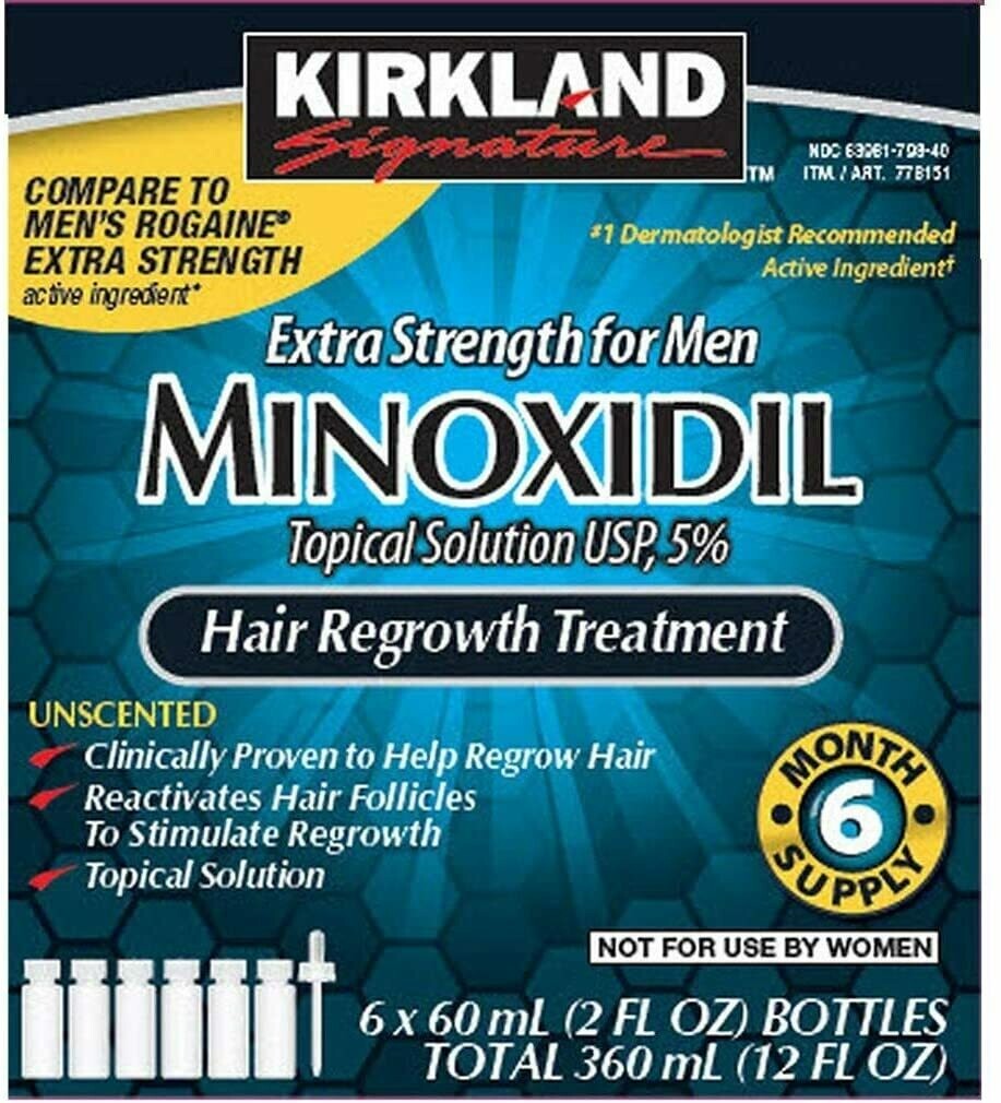 Minoxidil የወንዶች ፀጉር ማሳደግያ
