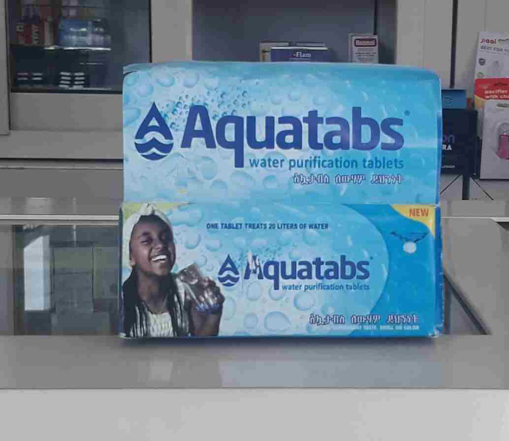 አኳታብስ የውሃ ማጣሪያ Aquatabs Water Purfilcation