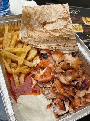 Shawarma Plate (Amerogn Chicken )