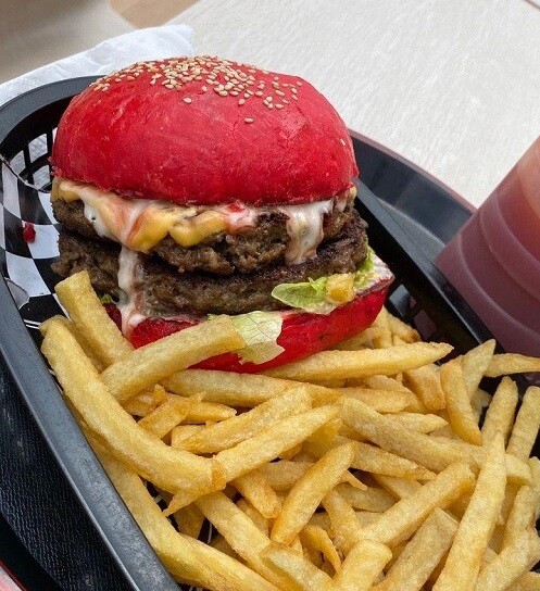 Nerd Burger (Double) (Chicken Hut )