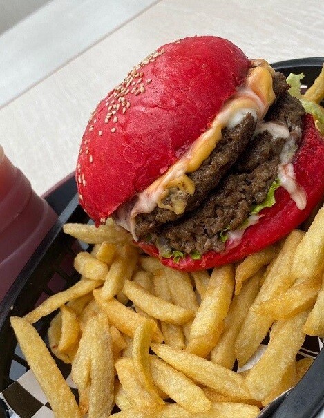 Nerd Burger (Double) (Chicken Hut )