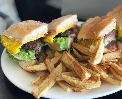 Bright special beef Burger (Bright Cafe )