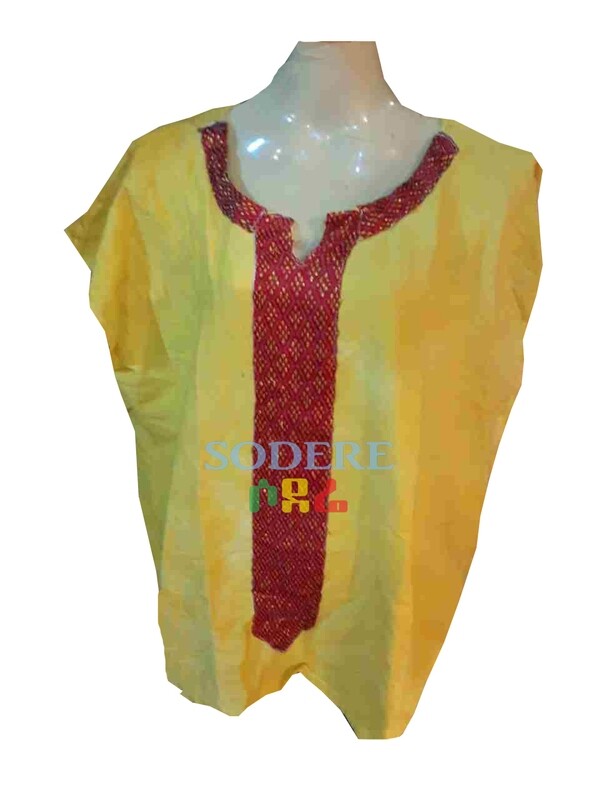 የሴቶች አላባሽ  Ethiopian Traditional Women Top Free Size