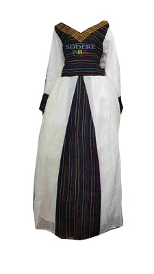 ረዘም ያለ የሀበሻ ቀሚስ  Ethiopian Traditional Long Dress