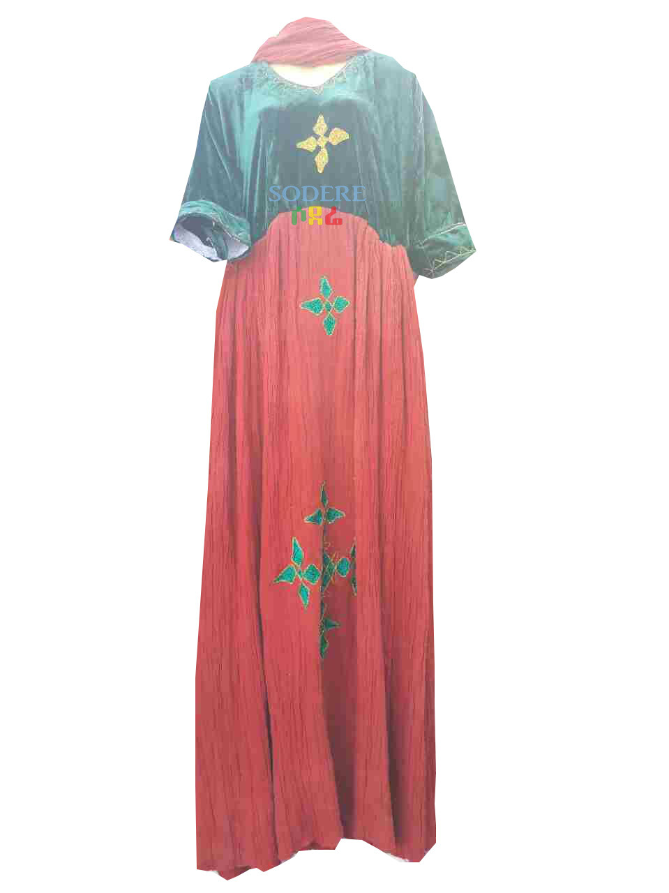 ረዘም ያለ የሀበሻ ቀሚስ Ethiopian Traditional Dress
