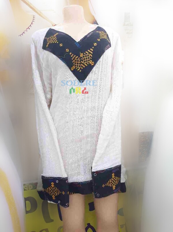 የሴቶች አላባሽ  Ethiopian Traditional Women Top Free Size