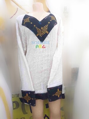 የሴቶች አላባሽ  Ethiopian Traditional Women Top Free Size