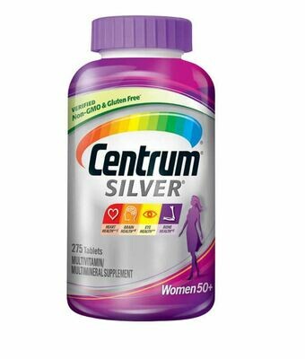 መልቲ ቫይታሚን ከ50 ዓመት በላይ ለሆኑ ሴቶች  Centrum Silver 50+ Women, 275 Tablets