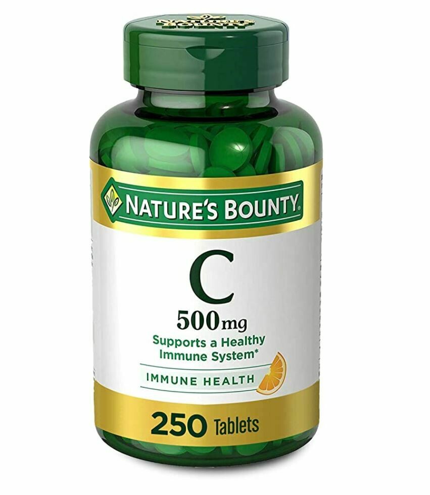 ቫይታሚን ሲ Vitamin C 500mg, 250 Tablets