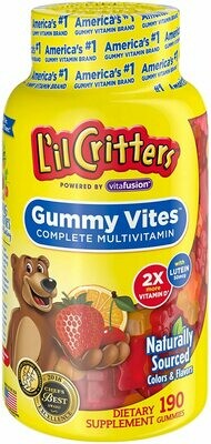 የልጆች  መልቲ ቫይታሚን Kids Gummy Vitamins, 190 Count