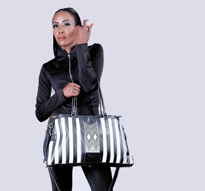 Zebra collection leather Bag