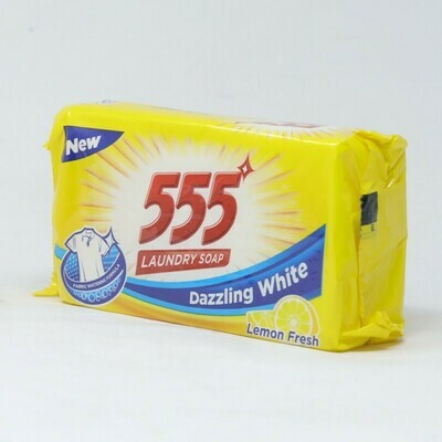 555 የልብስ ሣሙና የሎሚ ጠረን / 555 Laundry Soap Lemon Fresh 250g