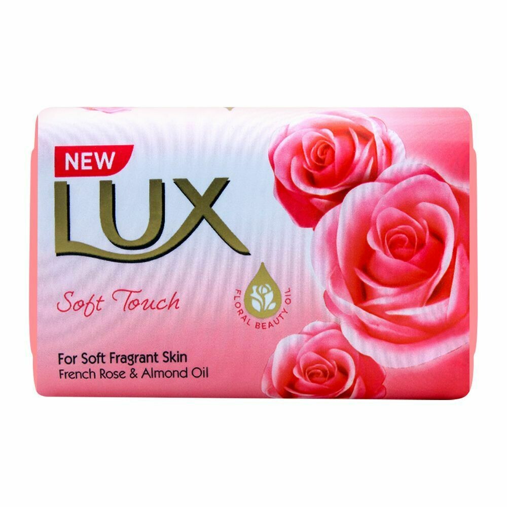 Lux Soft Touch French Rose & Almond Oil Pink Soap