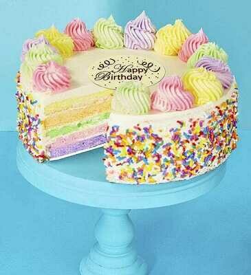Happy Birthday Rainbow Cake (USA)