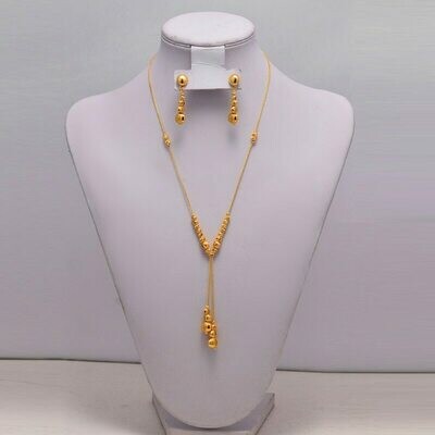 Necklace Earrings Jewelry-Sets Accessories Ethiopian Gold Wedding-Gift African Women