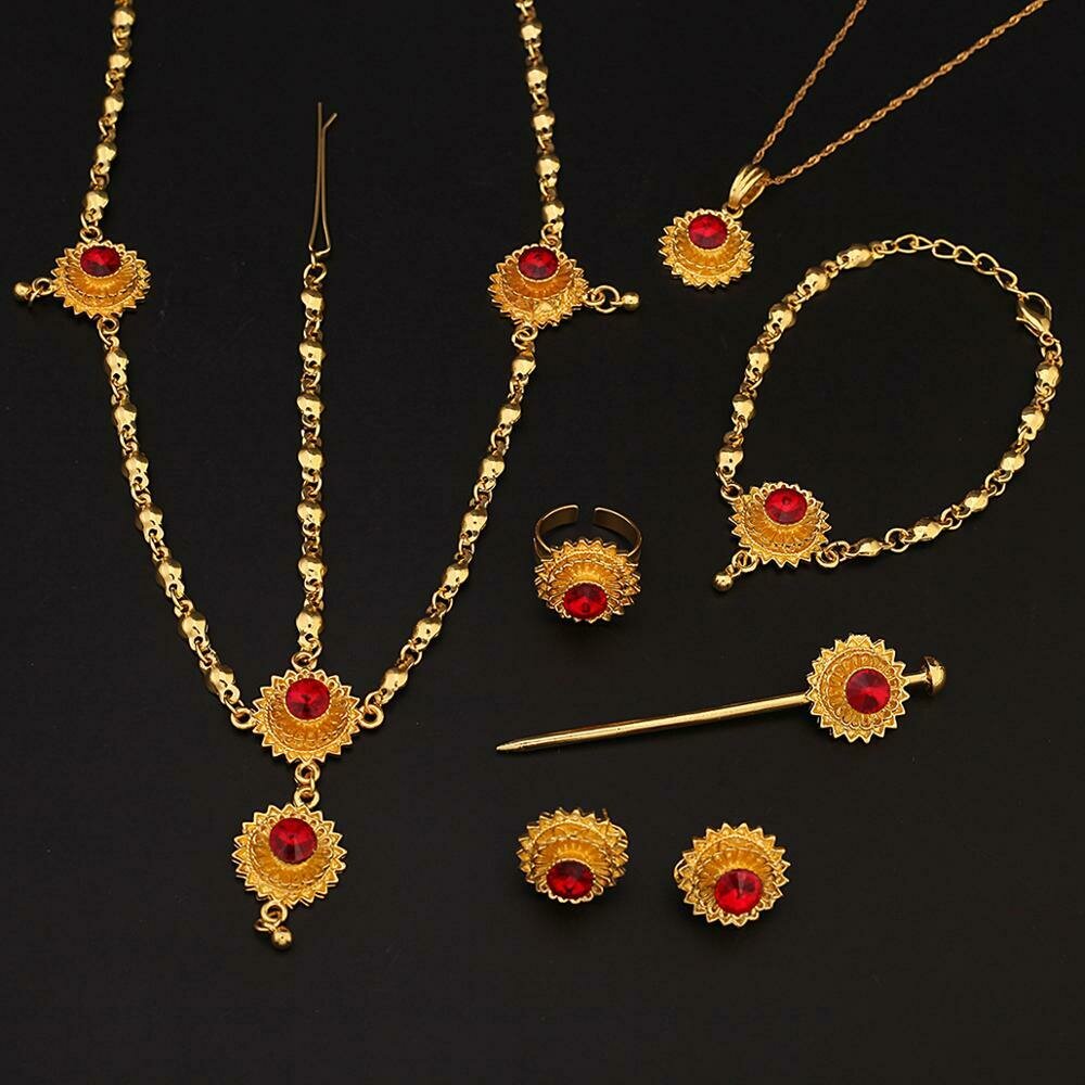 Ethiopian Gold Color Jewelry