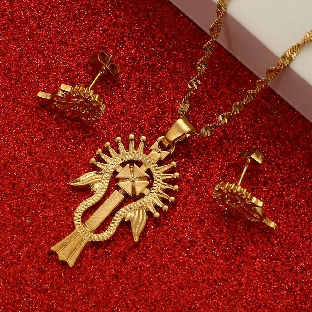 Jewelry-Sets Habesha Ethiopian African-Set Eritrea Wedding-Gifts Gold-Color Women