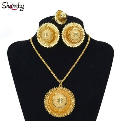 Wedding-Sets Bridal-Jewelry-Sets Ethiopian Kenya Sudan Shamty Nigeria African Eritrea