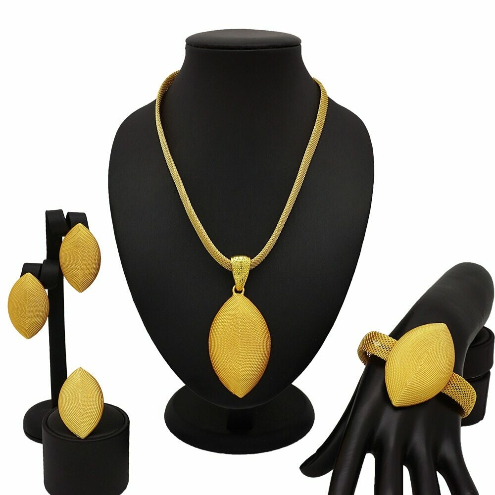 Jewelry-Set Necklace Ethiopian Bridal-Dubai African Beads Wedding-Twist Choker Women