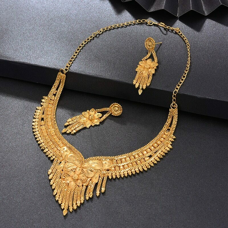 Jewelry-Set WANDO Ethiopian Dubai Bride Wedding-Gifts Gold-Color Nigeria Women Pendant/ring/for
