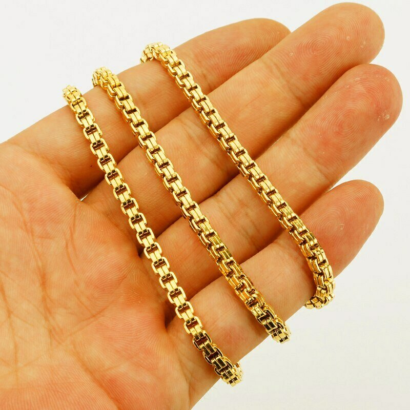 JHplated Ethiopian Necklaces Gold Color Africa Eritrea Chain/Dubai/Arab