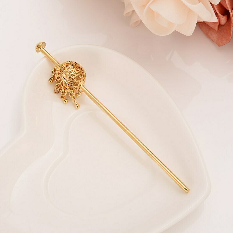 Combs Hairpin Ethiopian Hair-Sticks/habasha Jewelry Gold-Color Africa Girls Charms Diy