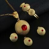 Wedding-Jewelry-Sets Necklace Earrings Pendant Habesha Ethiopian Ring-Bangle Eritrea