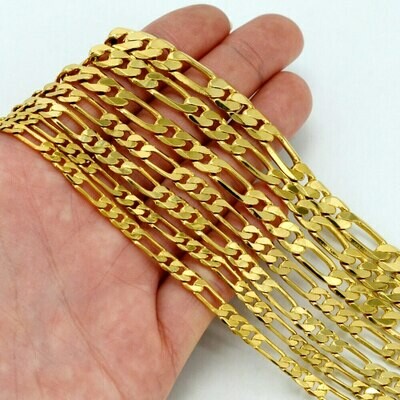 Anniyo 1 Piece/ Gold Chain Necklaces for Women Men Girls.Gold Color Africa Jewelry