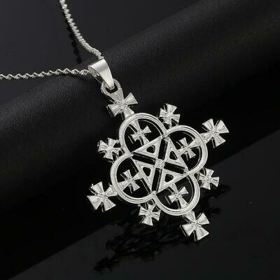 Necklace Women Ethiopian Cross-Pendants Jewelry Africa Fashion Eritrea-Habesha