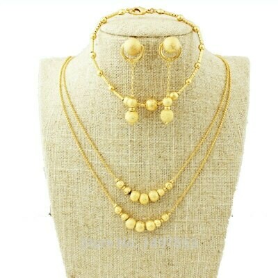 Jewelry-Set Ethiopian African/eritrea Earring/necklace Women