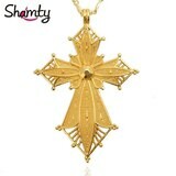 Pendant Necklace Shamty Jwelery No-Stone Nigeria African Eritrea Ethiopian Habesha-Style