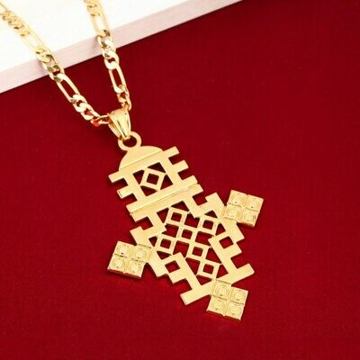 Pendant Ethiopian Eritrea-Coptic Big-Cross Jewelry Necklace-Size Crosses-Item Men Women