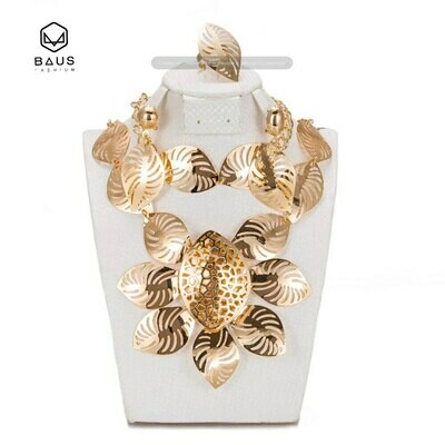 Jewelry-Set Indian Ethiopian Eritrea Dubai-Dubai African Beads Nigerian Women Flower