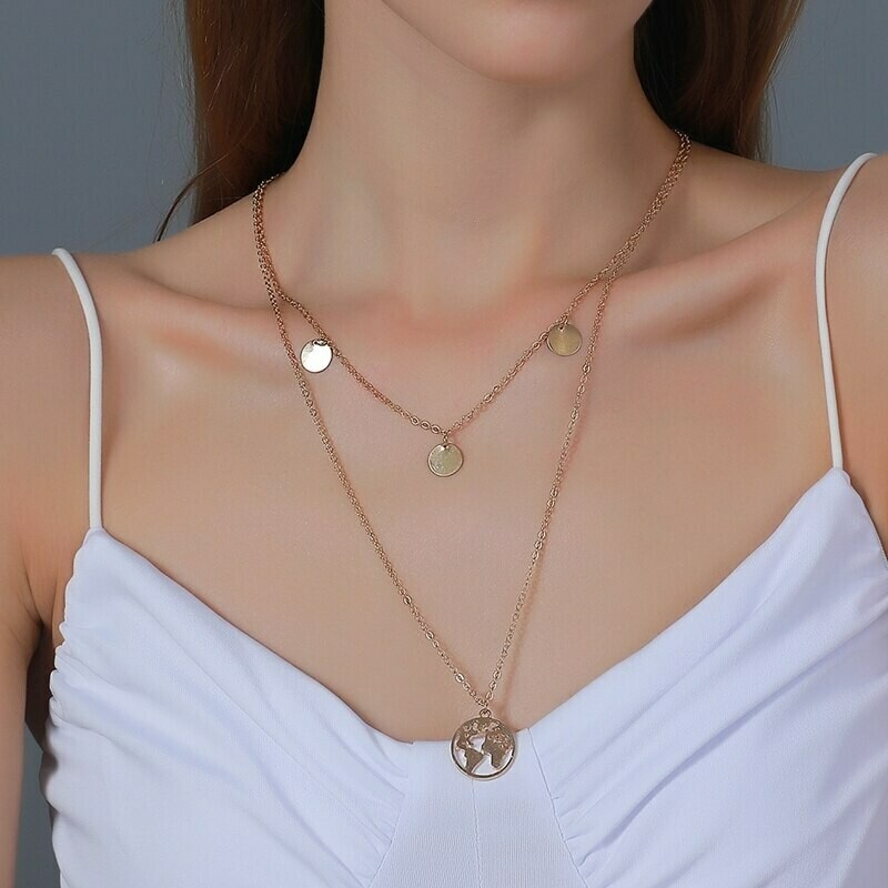 Pendant Necklace Ethiopian-Jewelry Africa-Map Wholesale Women Hiphop-Item Silver-Color/gold-Color