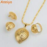 Jewelry-Sets Earrings Ethiopian Necklace Habesha Eritrean African Anniyo Gifts Wedding