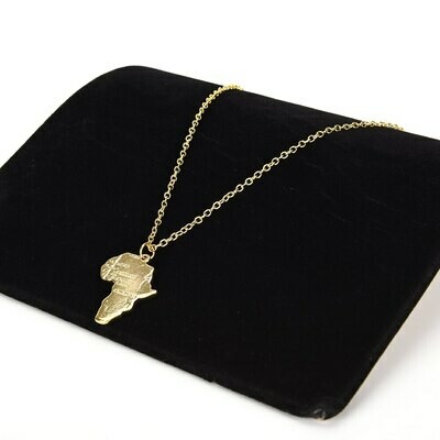 Pendant Necklace Ethiopian-Jewelry Wholesale Silver/color Women/men Hiphop-Item Africa-Map